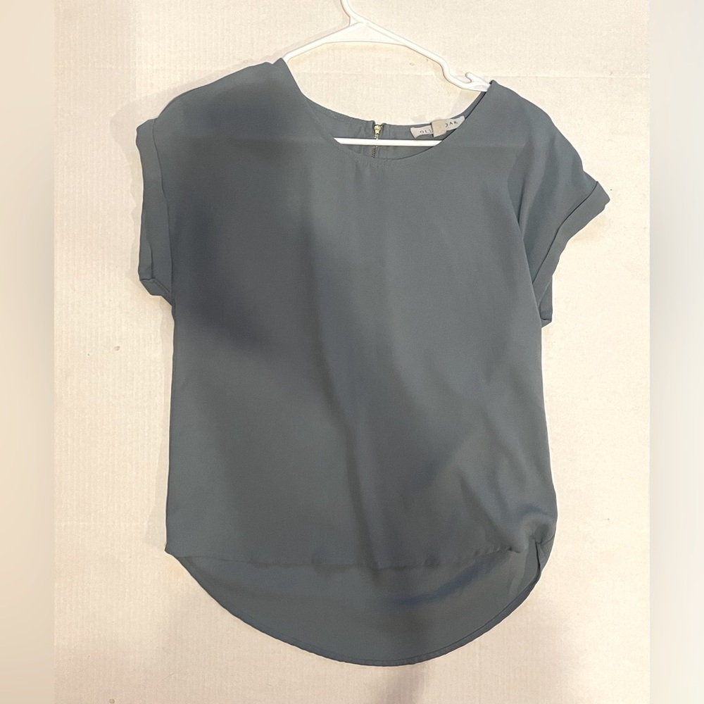 Light blue blouse
